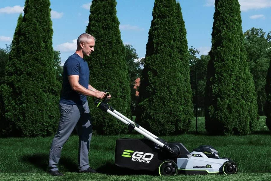 best electric lawn mower for large yard