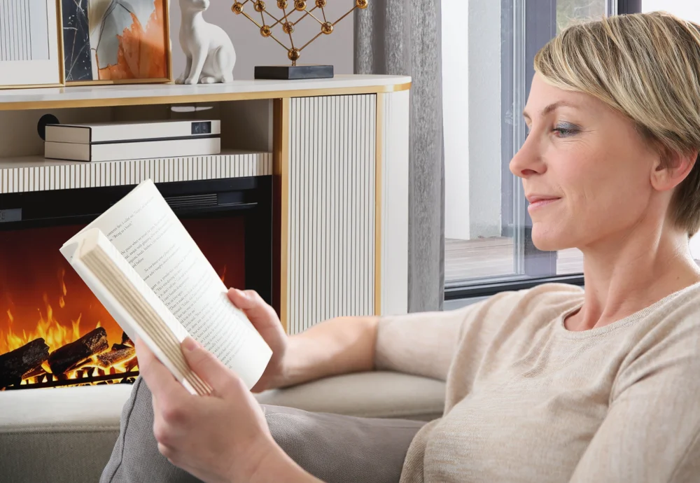 realistic electric log fireplace insert